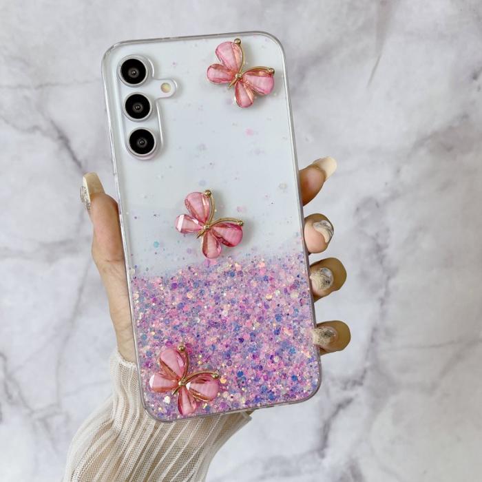 OEM - Samsung Galaxy A55 5G Skal Luminous TPU Skydd - Luminös Rosa