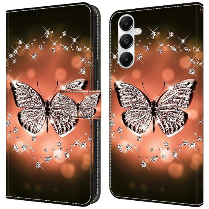 OEM - Samsung Galaxy A55 5G Skal Magnetiskt 3D-Mönster - Crystal Butterfly
