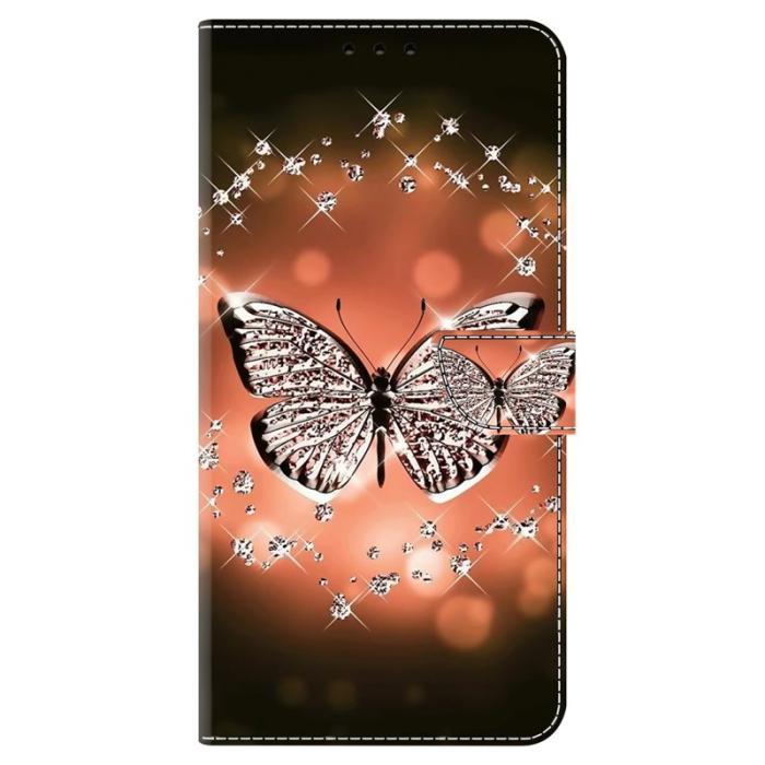 OEM - Samsung Galaxy A55 5G Skal Magnetiskt 3D-Mönster - Crystal Butterfly
