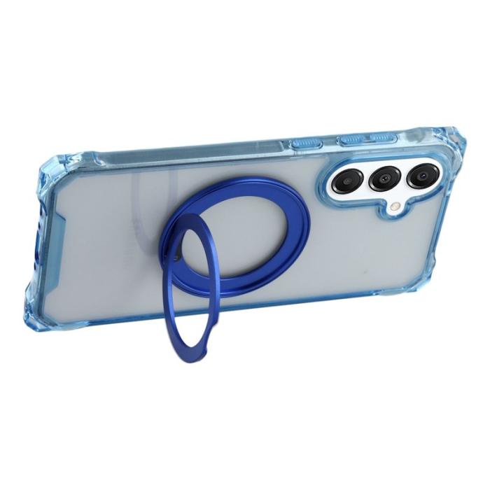 OEM - Samsung Galaxy A55 5G Skal Magnetiskt Kickstand TPU + PC - Blå