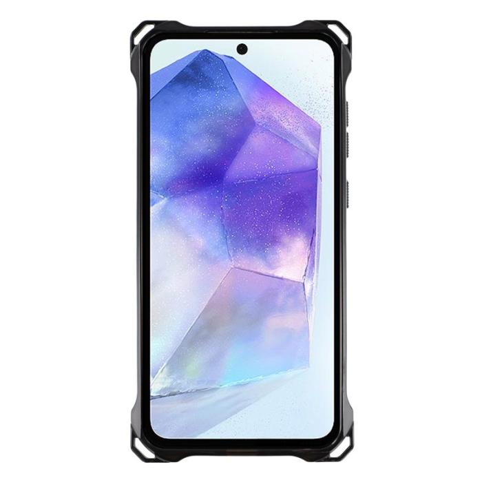 OEM - Samsung Galaxy A55 5G Skal Magnetiskt Ställ TPU + PC - Svart