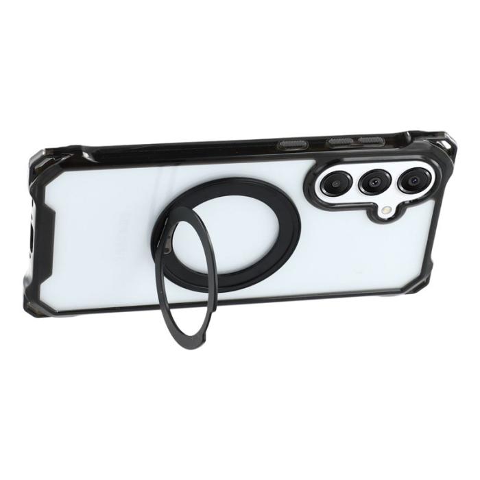 OEM - Samsung Galaxy A55 5G Skal Magnetiskt Ställ TPU + PC - Svart