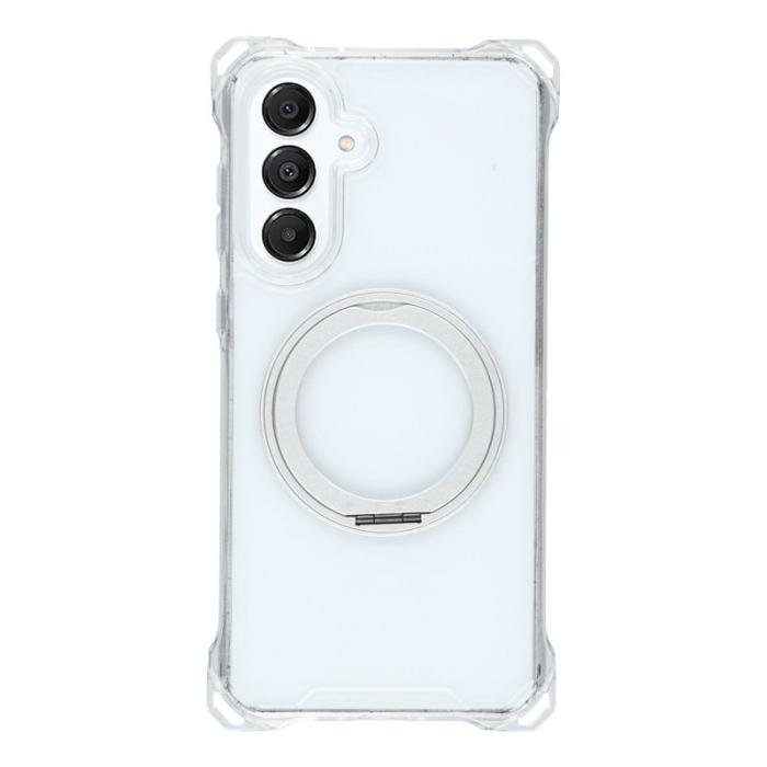 OEM - Samsung Galaxy A55 5G Skal Magnetiskt Ställ TPU + PC - Transparent