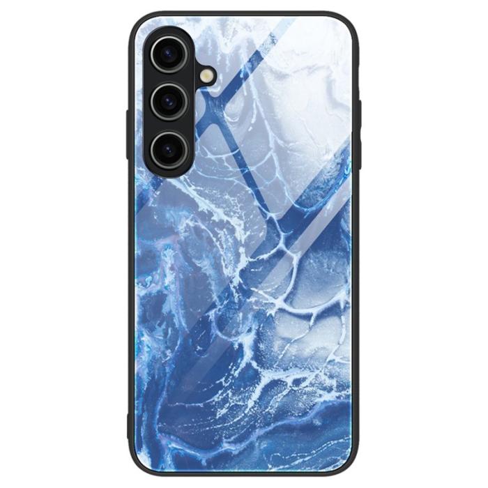 OEM - Samsung Galaxy A55 5G Skal Marmor Målad TPU+PC Skydd - Flerfärgad