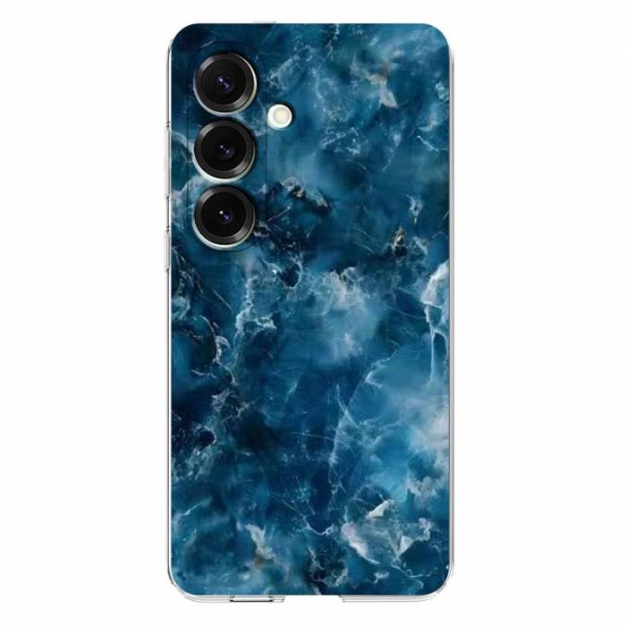 OEM - Samsung Galaxy A55 5G Skal Marmortryck Mjuk TPU - Grå