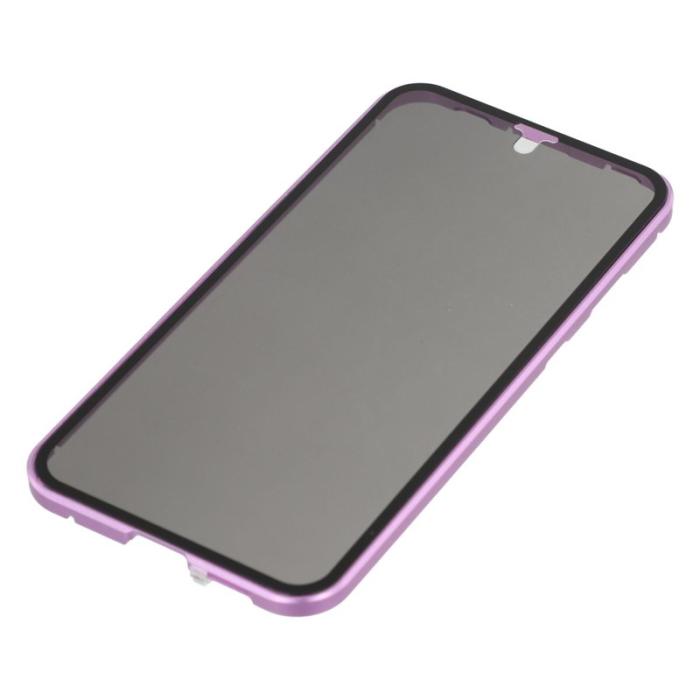 OEM - Samsung Galaxy A55 5G Skal med Anti-Spion Skärmskydd - Lila