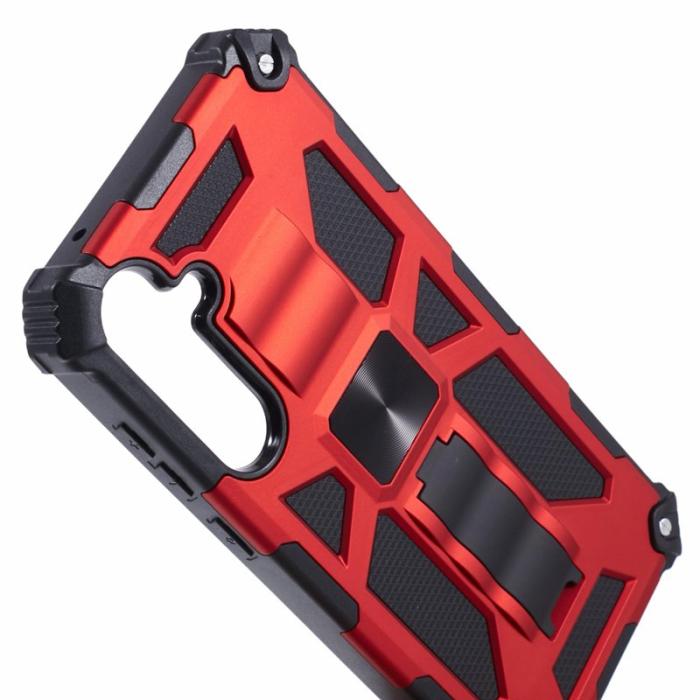 OEM - Samsung Galaxy A55 5G Skal Militärklass Skydd - Röd