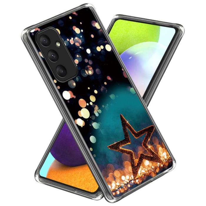 OEM - Samsung Galaxy A55 5G Skal Mönstertryck TPU Bakcover - Femuddig Stjärna