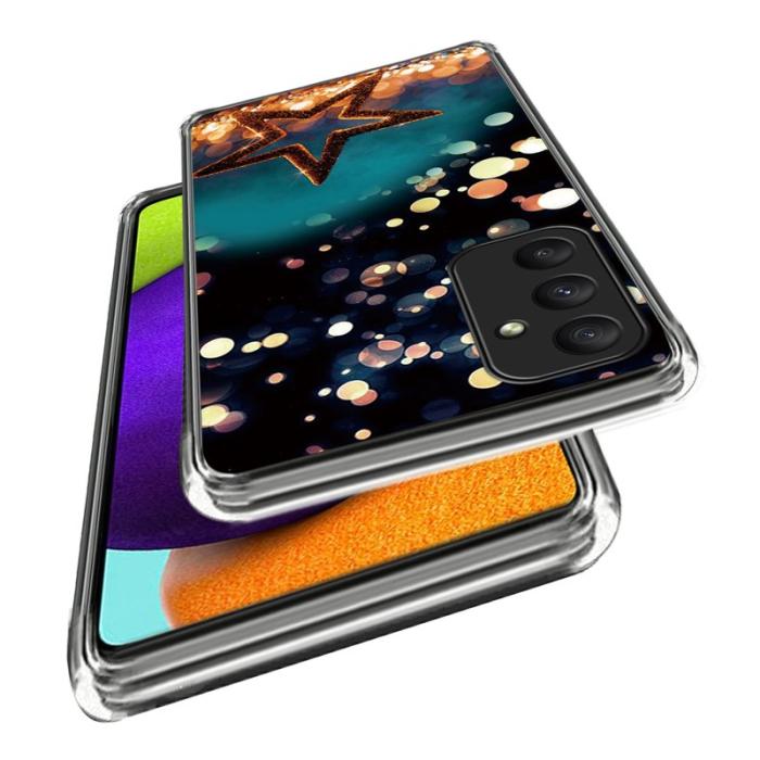 OEM - Samsung Galaxy A55 5G Skal Mönstertryck TPU Bakcover - Femuddig Stjärna