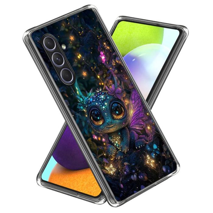 OEM - Samsung Galaxy A55 5G Skal Mönstertryckt Stötsäker TPU - Elf