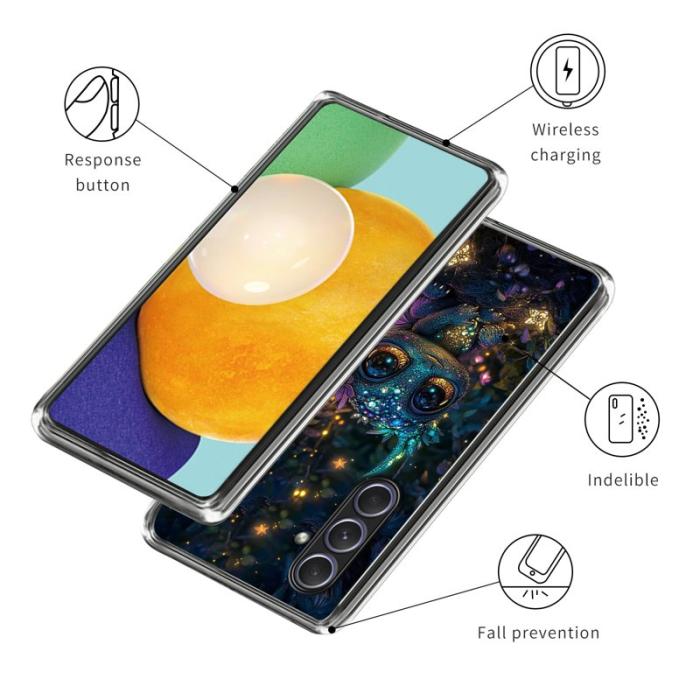 OEM - Samsung Galaxy A55 5G Skal Mönstertryckt Stötsäker TPU - Elf