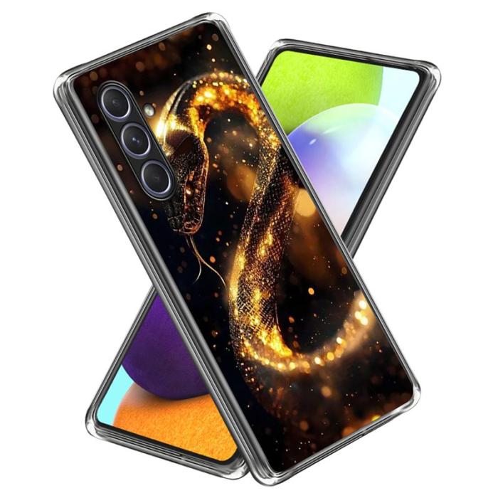 OEM - Samsung Galaxy A55 5G Skal Mönstertryckt Stötskydd TPU - Orm