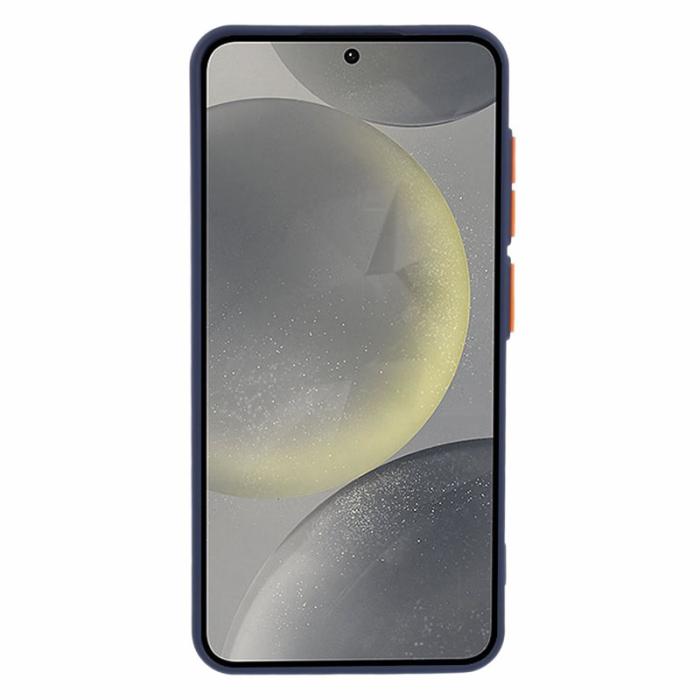 OEM - Samsung Galaxy A55 5G Skal Plast Anti-rep och Kortfack - Mörkblå