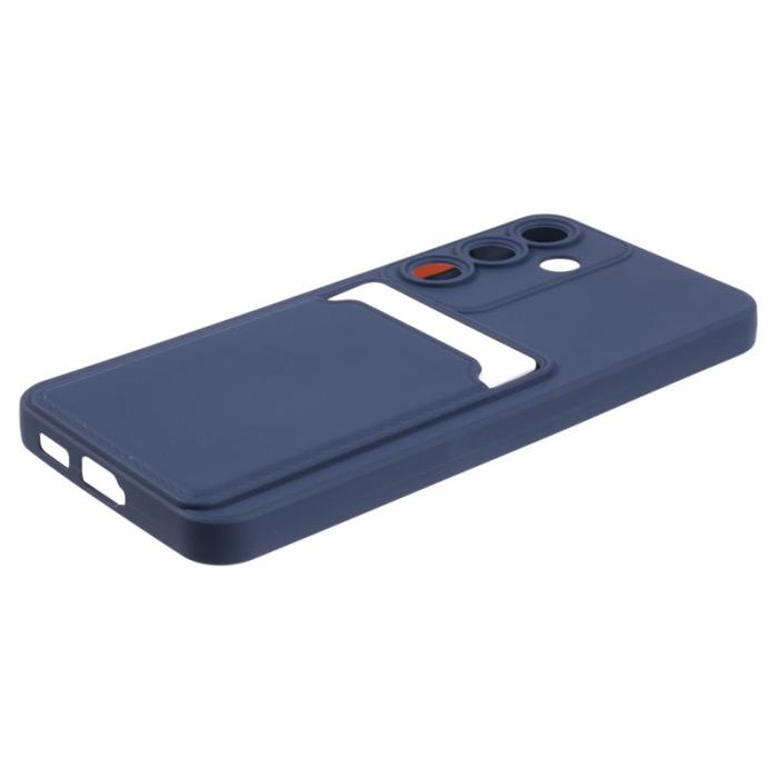 OEM - Samsung Galaxy A55 5G Skal Plast Anti-rep och Kortfack - Mörkblå