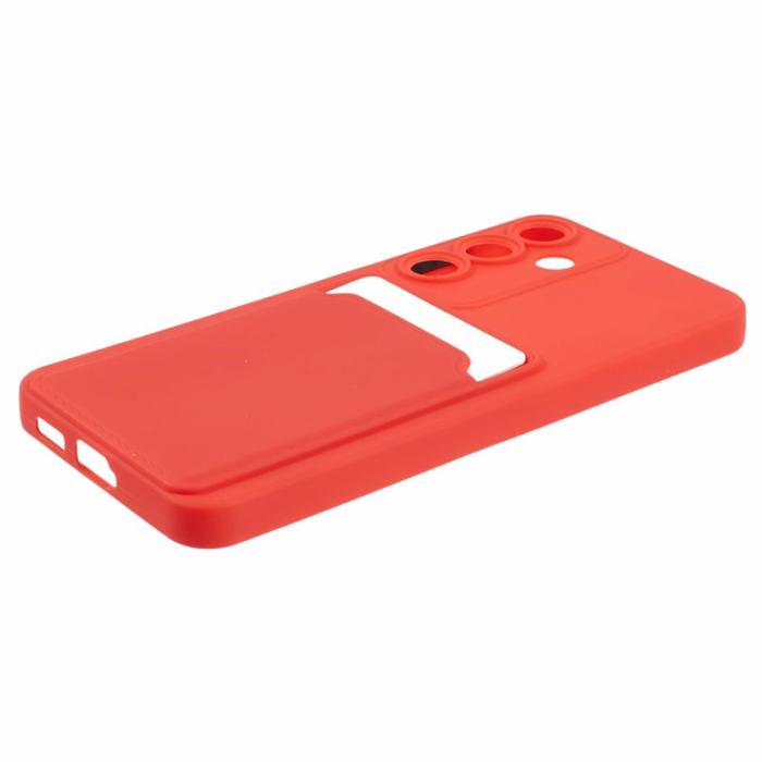 OEM - Samsung Galaxy A55 5G Skal Plast Anti-repning Bakcover - Röd