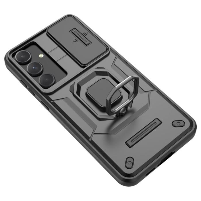 OEM - Samsung Galaxy A55 5G Skal Plast Anti-repning Skydd - Grå