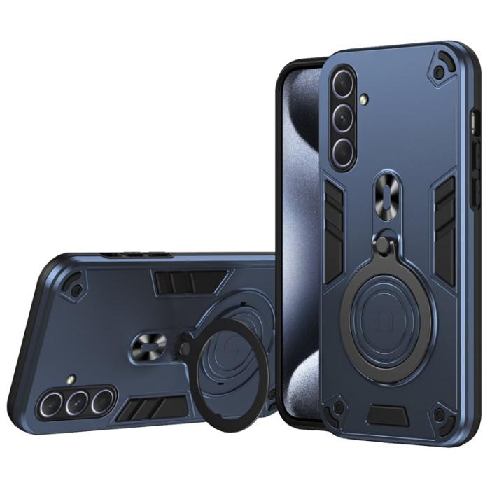 OEM - Samsung Galaxy A55 5G Skal Plast Drop Skydd - Blå