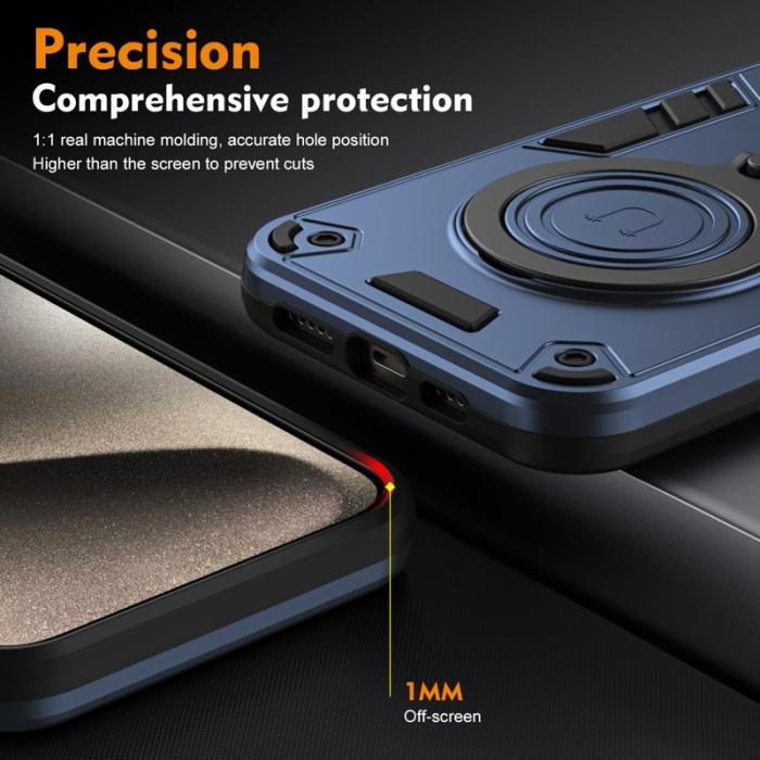 OEM - Samsung Galaxy A55 5G Skal Plast Drop Skydd - Blå