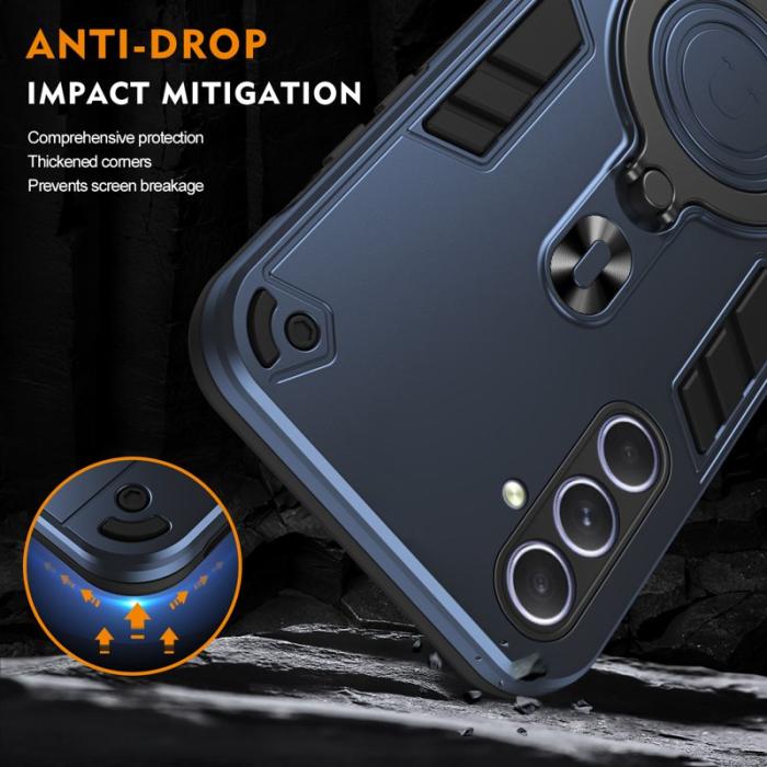 OEM - Samsung Galaxy A55 5G Skal Plast Drop Skydd - Blå