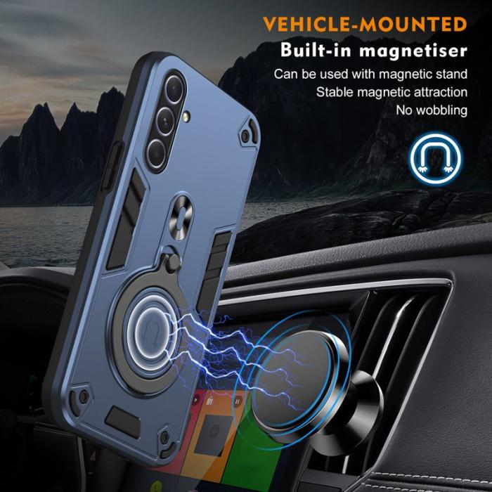 OEM - Samsung Galaxy A55 5G Skal Plast Drop Skydd - Blå