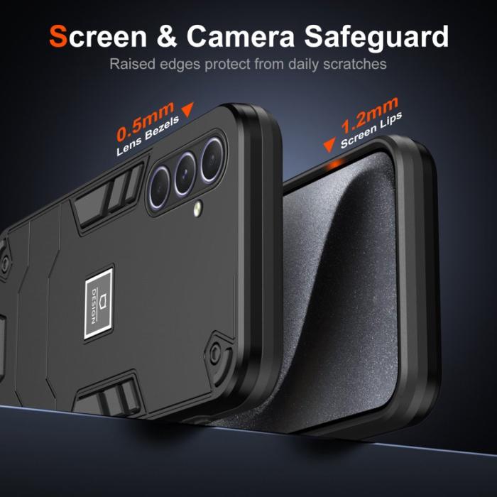 OEM - Samsung Galaxy A55 5G Skal Plast Drop-Skydd - Svart