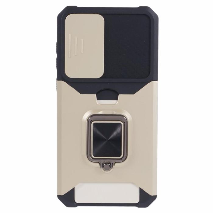 OEM - Samsung Galaxy A55 5G Mobilskal Plast KortKickstand - Guld