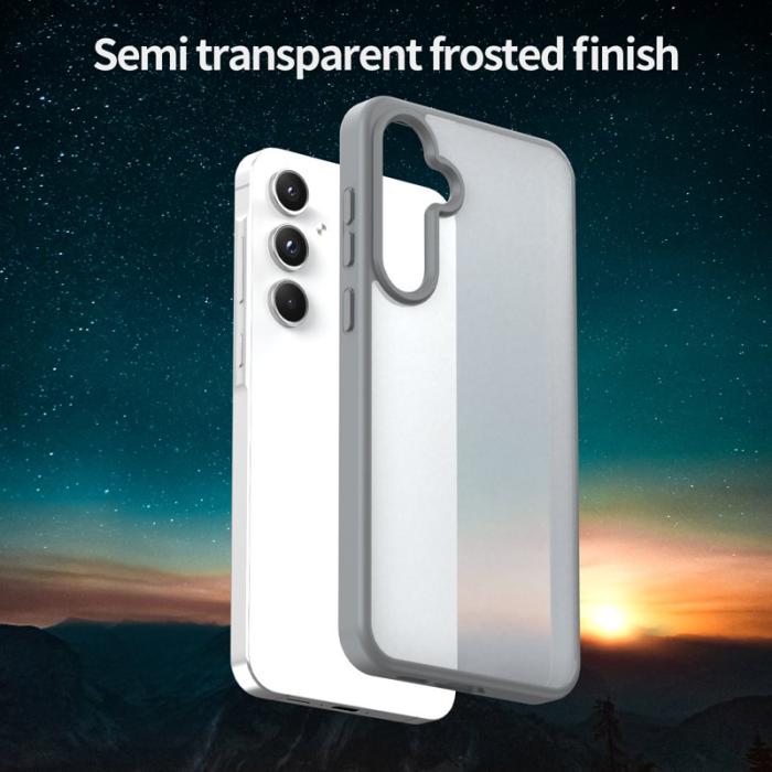 OEM - Samsung Galaxy A55 5G Skal Plast Matt Anti-Drop - Silver