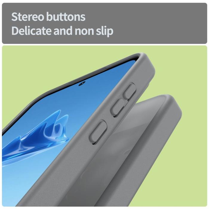 OEM - Samsung Galaxy A55 5G Skal Plast Matt Anti-Drop - Silver