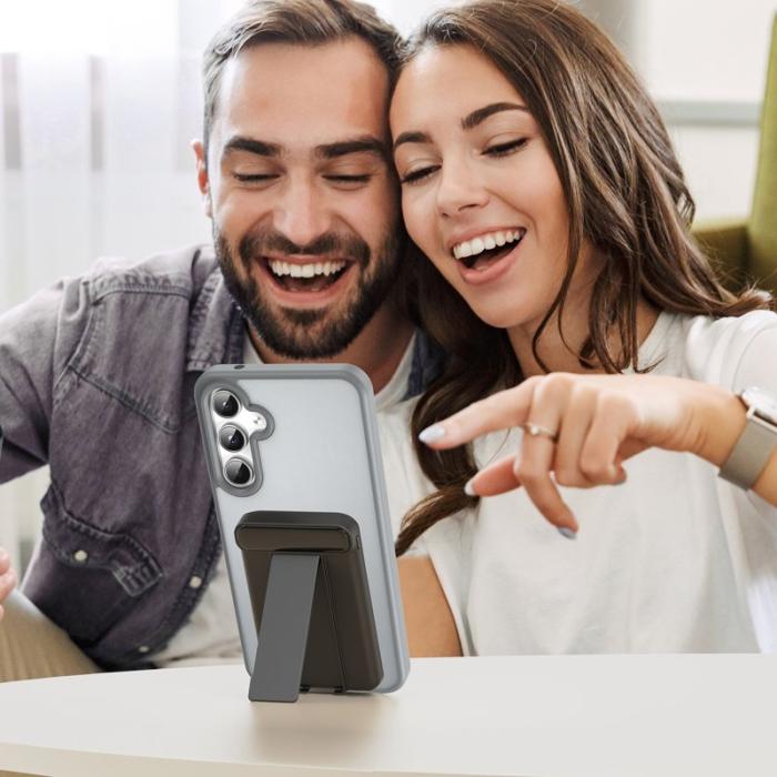 OEM - Samsung Galaxy A55 5G Skal Plast Matt Anti-Drop - Silver