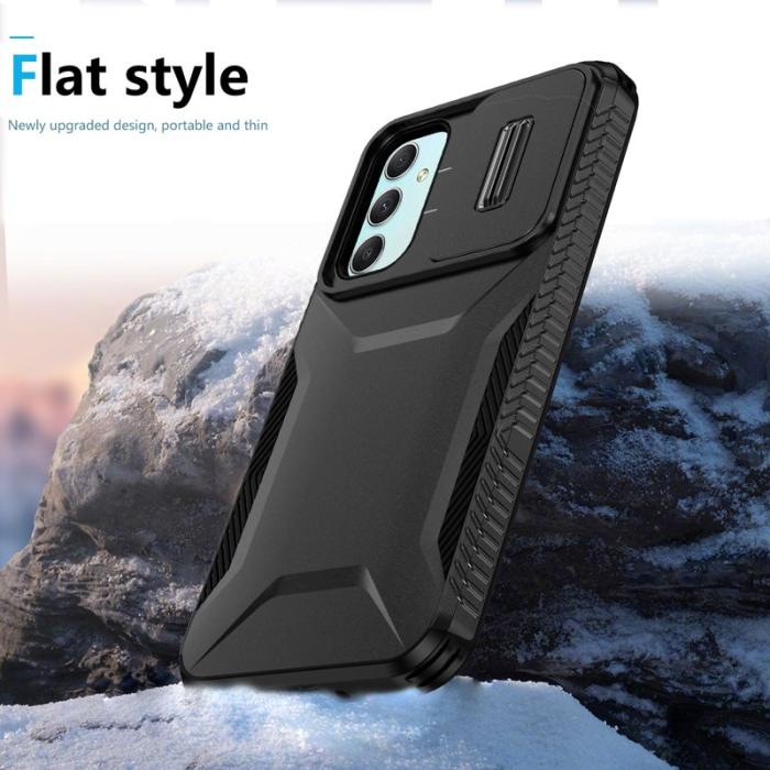 OEM - Samsung Galaxy A55 5G Skal Plast Shockproof - Svart