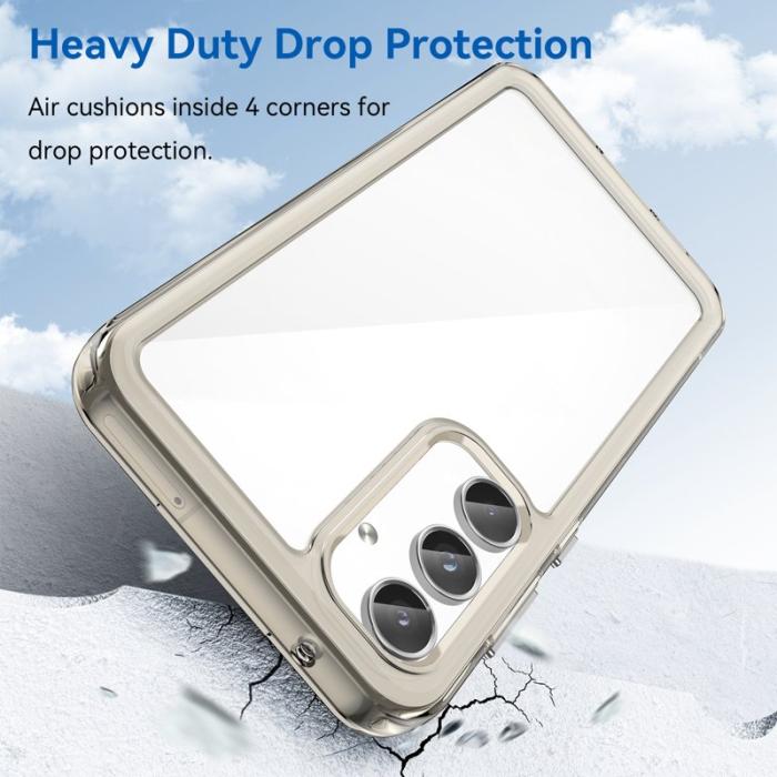 OEM - Mobilskal till Samsung Galaxy A55 5G Plast Shockproof - Transparent Grå