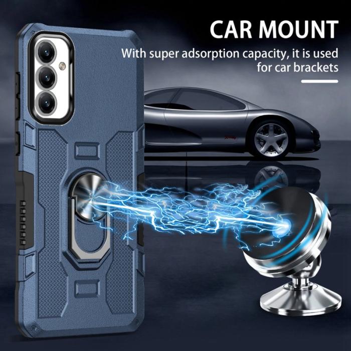 OEM - Samsung Galaxy A55 5G Skal Plast Stötsäker - Blå