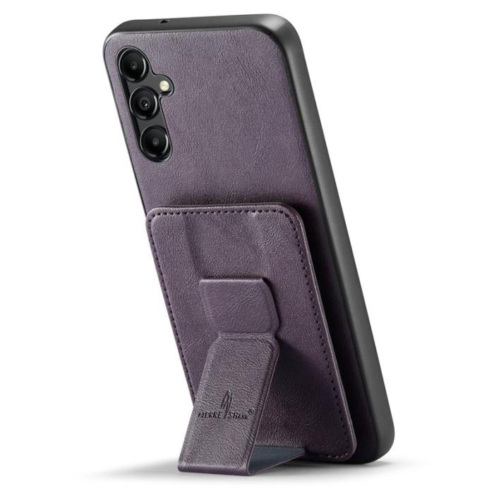 OEM - Samsung Galaxy A55 5G Skal PU Läder + TPU Skydd - Lila