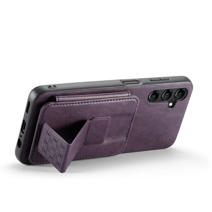 OEM - Samsung Galaxy A55 5G Skal PU Läder + TPU Skydd - Lila