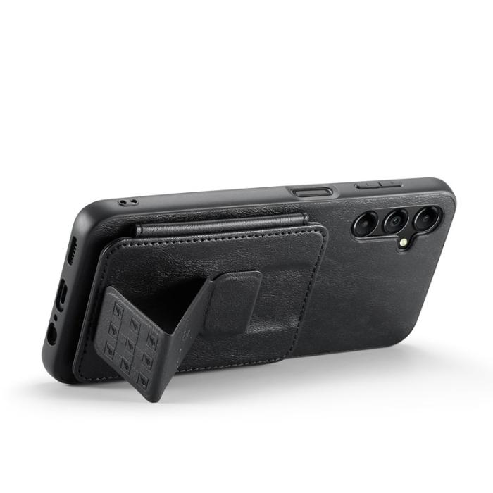 OEM - Mobilskal till Samsung Galaxy A55 5G PU Läder + TPU Skydd - Svart