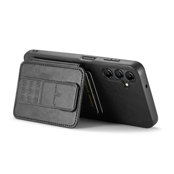 OEM - Mobilskal till Samsung Galaxy A55 5G PU Läder + TPU Skydd - Svart