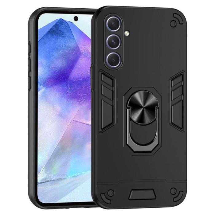 OEM - Samsung Galaxy A55 5G Skal Stöd Fodral - Svart