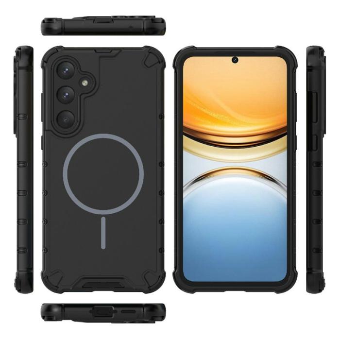 OEM - Samsung Galaxy A55 5G Skal Stötsäker TPU + PC - Svart