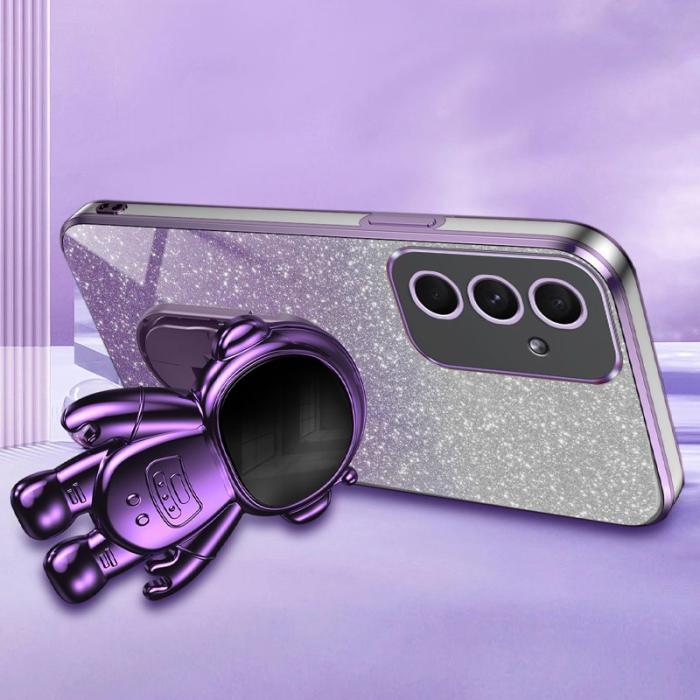 OEM - Samsung Galaxy A55 5G Skal Stöttålig Kickstand Plast - Lila