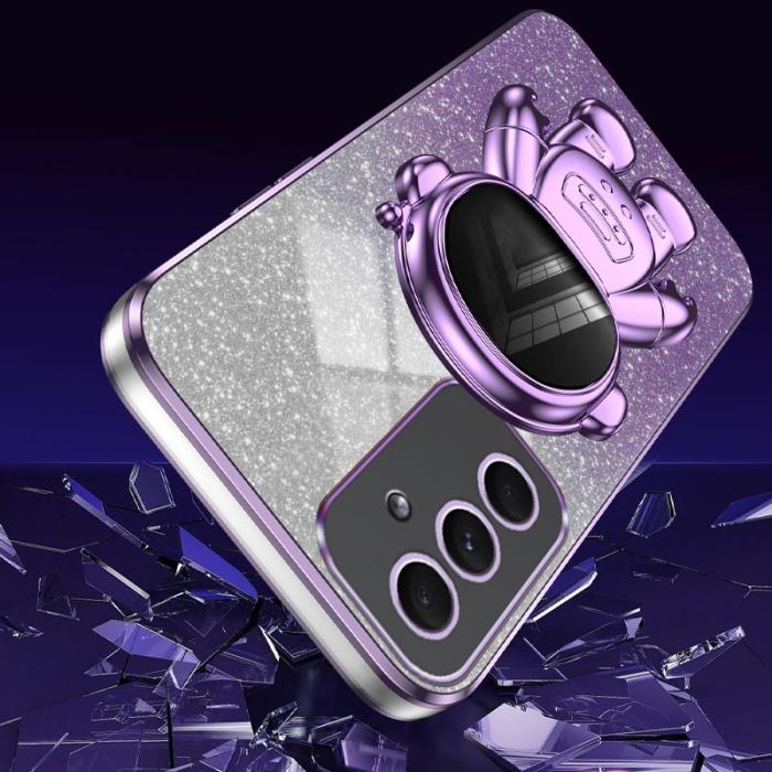 OEM - Samsung Galaxy A55 5G Skal Stöttålig Kickstand Plast - Lila