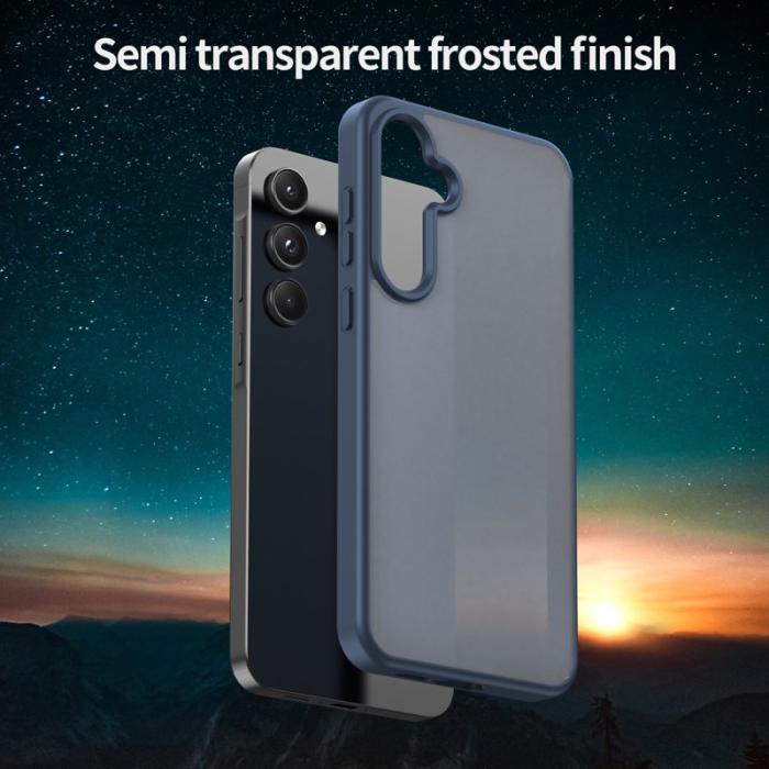 OEM - Samsung Galaxy A55 5G Skal Touch Matte Anti Drop Plast - Blå