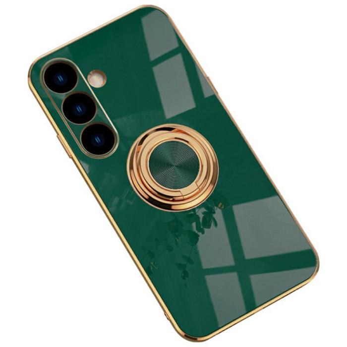 OEM - Samsung Galaxy A55 5G Skal TPU 6D Elektroplätering - Midnattsgrön