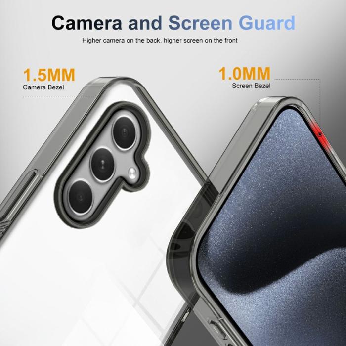 OEM - Samsung Galaxy A55 5G Skal TPU Anti-glid Stötsäker Bakskydd - Svart