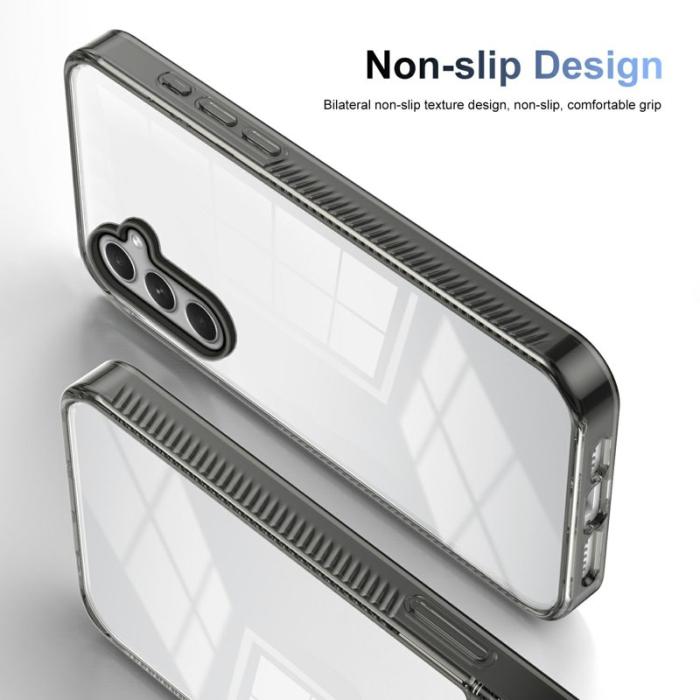 OEM - Samsung Galaxy A55 5G Skal TPU Anti-glid Stötsäker Bakskydd - Svart