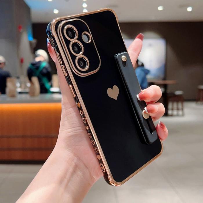 OEM - Samsung Galaxy A55 5G Skal TPU Electropläterad Kantskydd - Svart