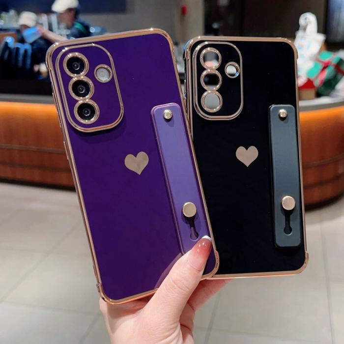 OEM - Samsung Galaxy A55 5G Skal TPU Electropläterad Kantskydd - Svart