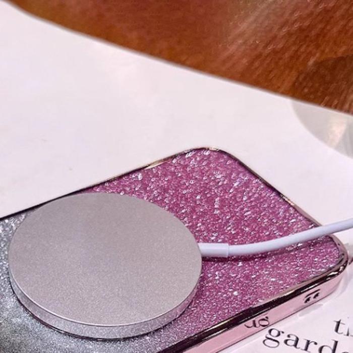 OEM - Samsung Galaxy A55 5G Skal TPU Electroplaterad Glitter - Roséguld