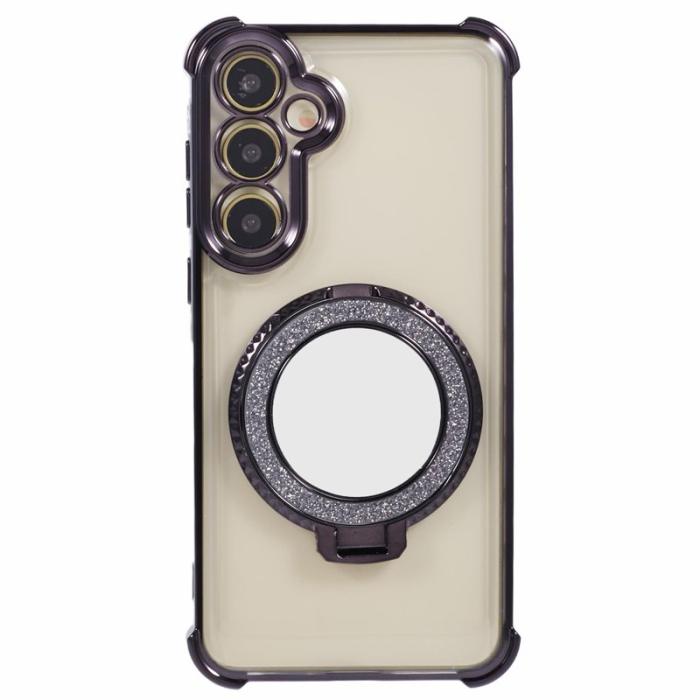 OEM - Samsung Galaxy A55 5G Skal TPU Electroplating - Svart