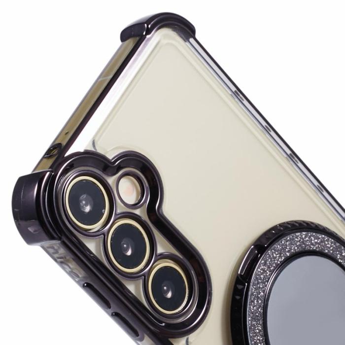 OEM - Samsung Galaxy A55 5G Skal TPU Electroplating - Svart