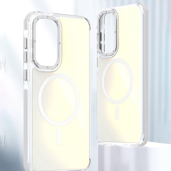 OEM - Samsung Galaxy A55 5G Skal TPU Färgändrande - Vit